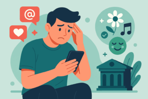 media sosial bikin cemas