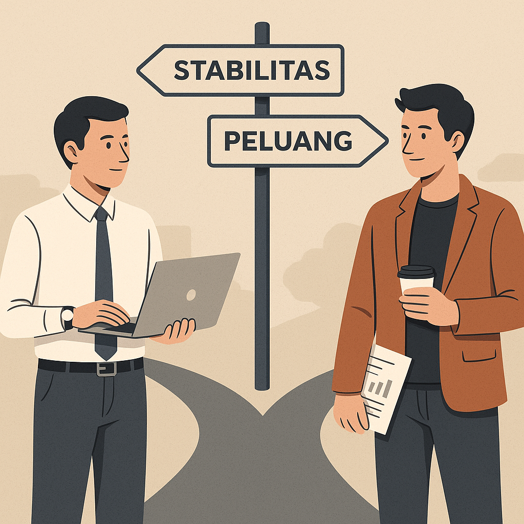 mindset karyawan vs pengusaha