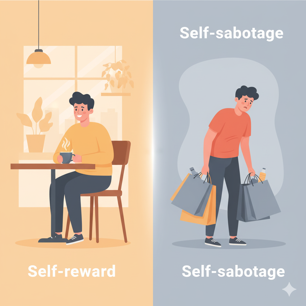 self reward vs self sabotage