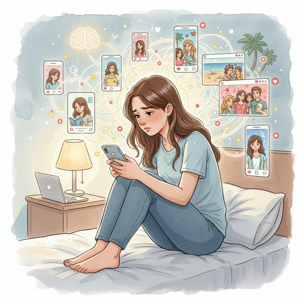 bandingin diri di sosial media